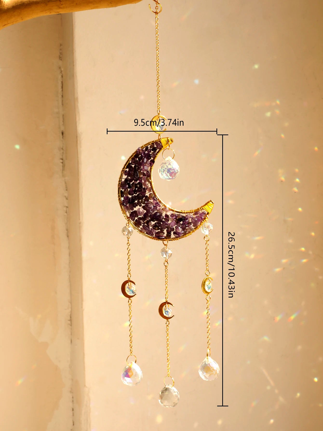 Crystal Moon Suncatcher