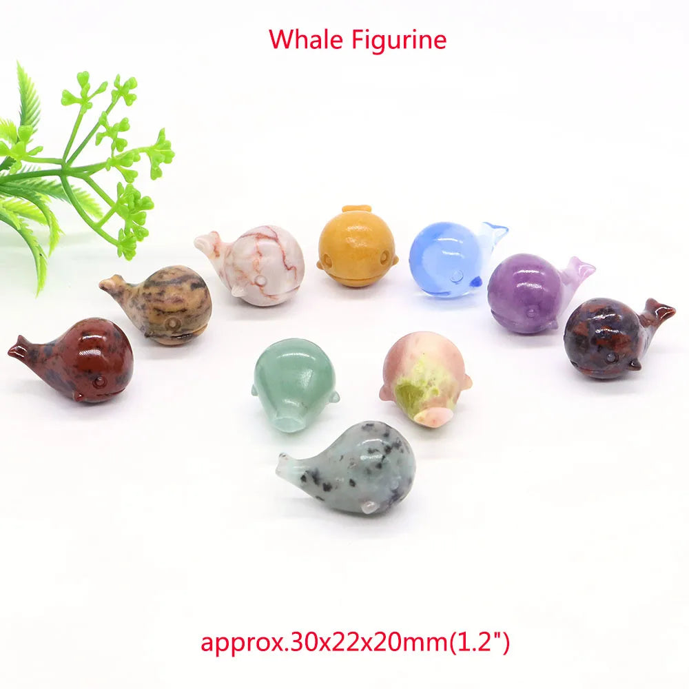 Mini Carved Figurine Collection | Assorted Materials • 1–20 Pieces