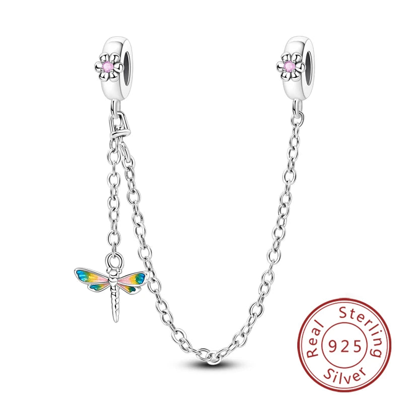 925 Silver Nature & Animal Charms – Butterfly, Floral & Woodland Pendants for Bracelets