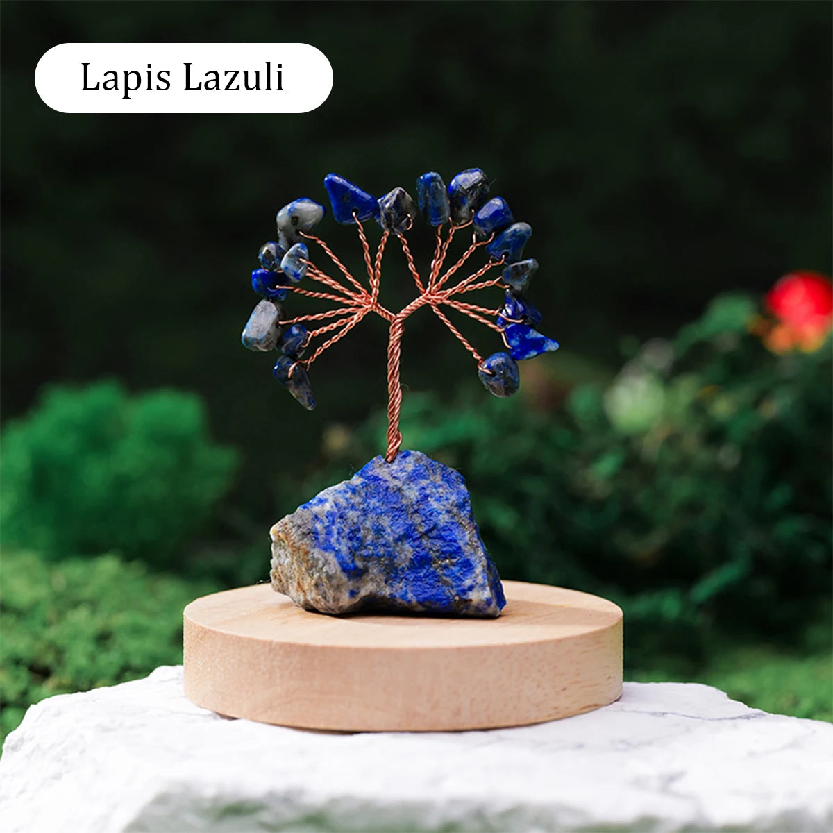 Natural Gemstone Crystal Lucky Tree