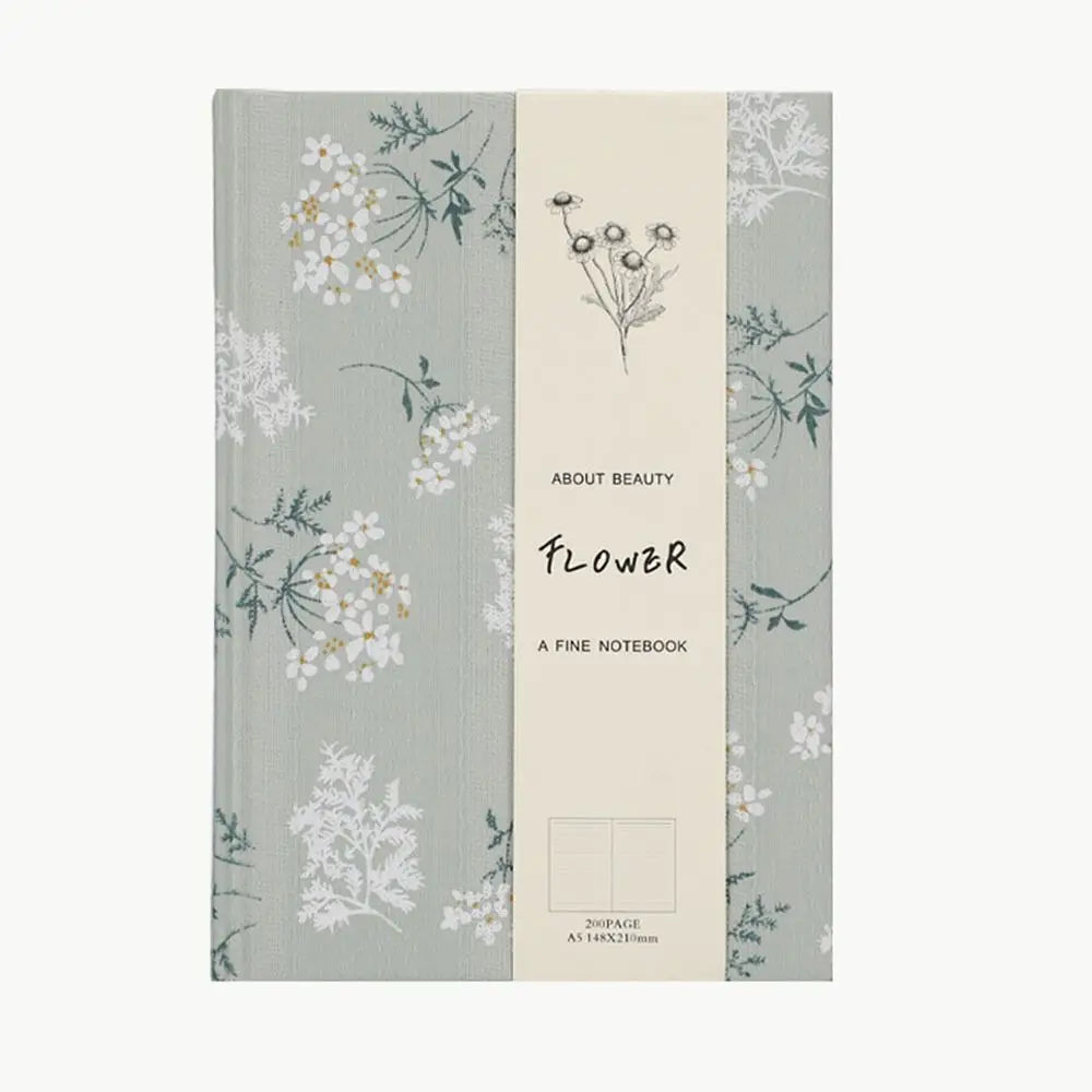 A5 Fabric Cover Journal — Boho Cloth Notebook for Journaling, Sketching & School