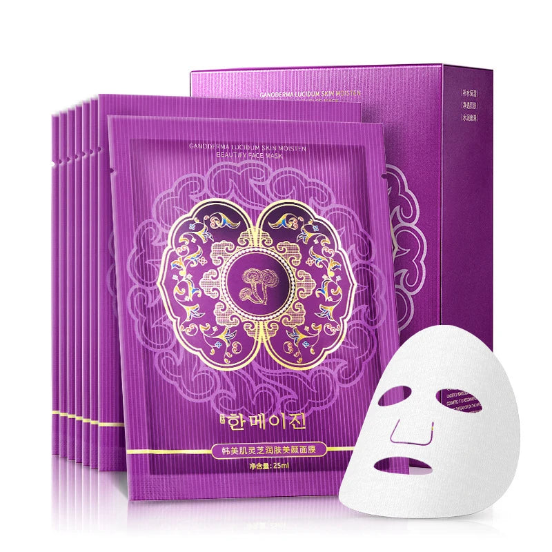 Snail & Hyaluronic Acid Face Sheet Mask – 10pcs | Korean Skincare