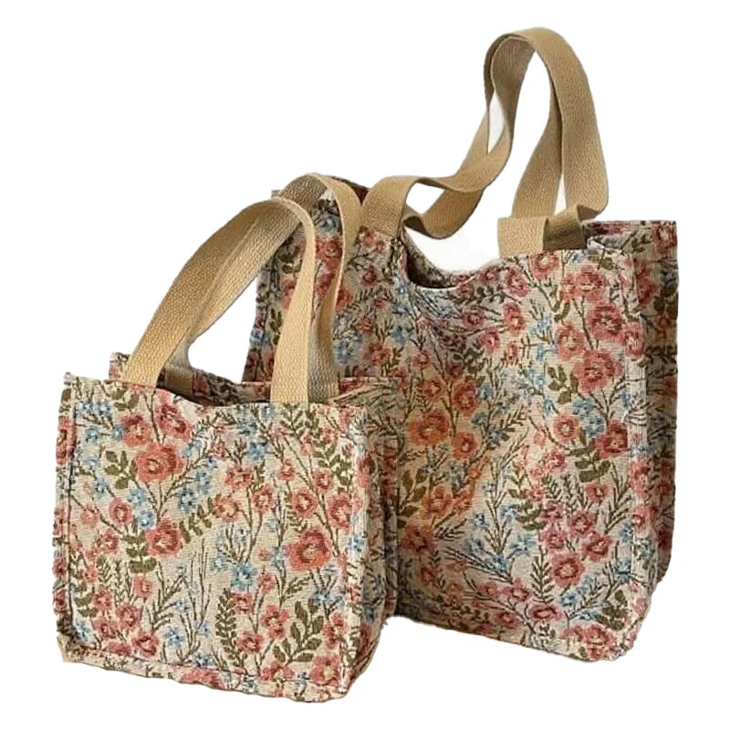 Oversized Canvas Tote Bag — Casual Commuter Shoulder Bag