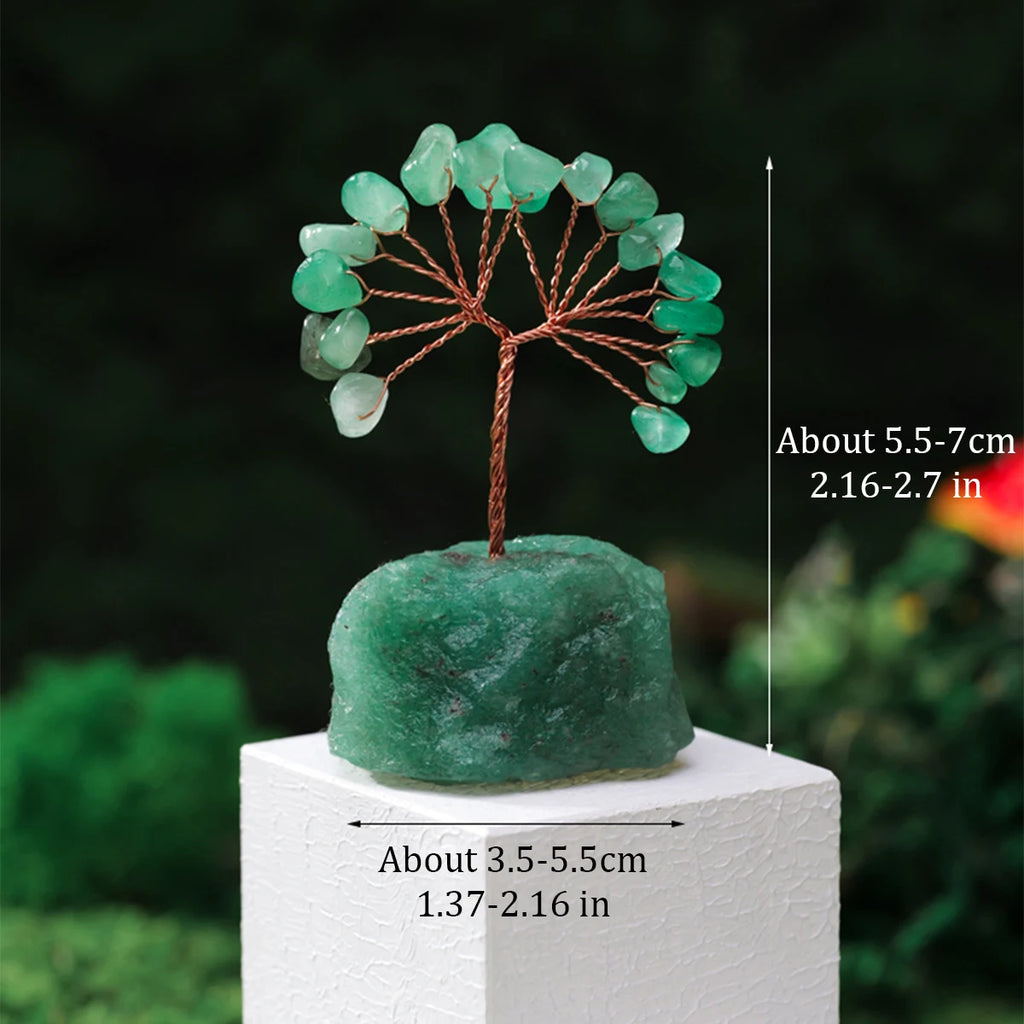 Natural Gemstone Crystal Lucky Tree