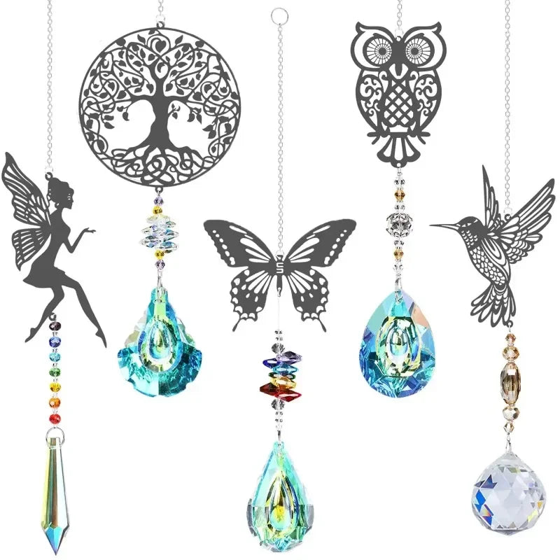 Crystal Prism Suncatcher — Nature Collection