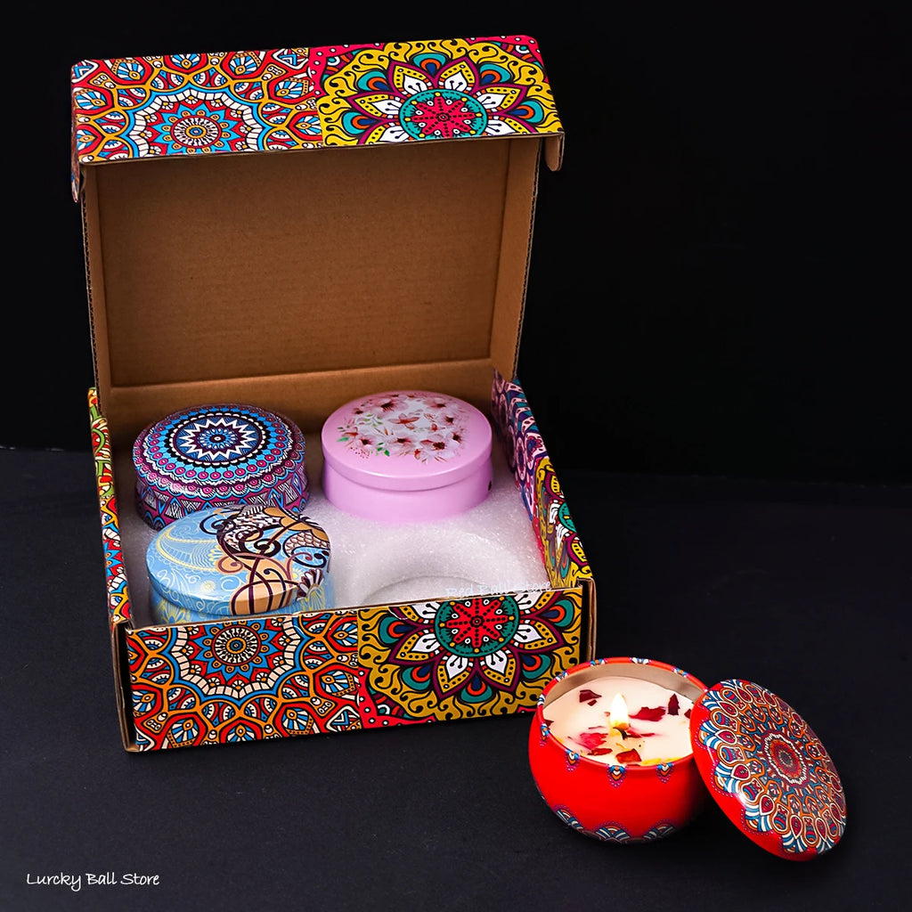 Scented Candle Gift Set — 4 Candles