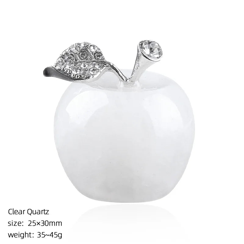Mini Decorative Stone Apple Figurine | 30 mm