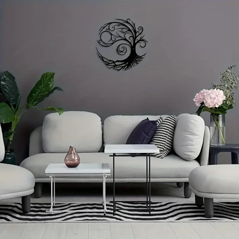 Spiral Tree of Life Metal Wall Art