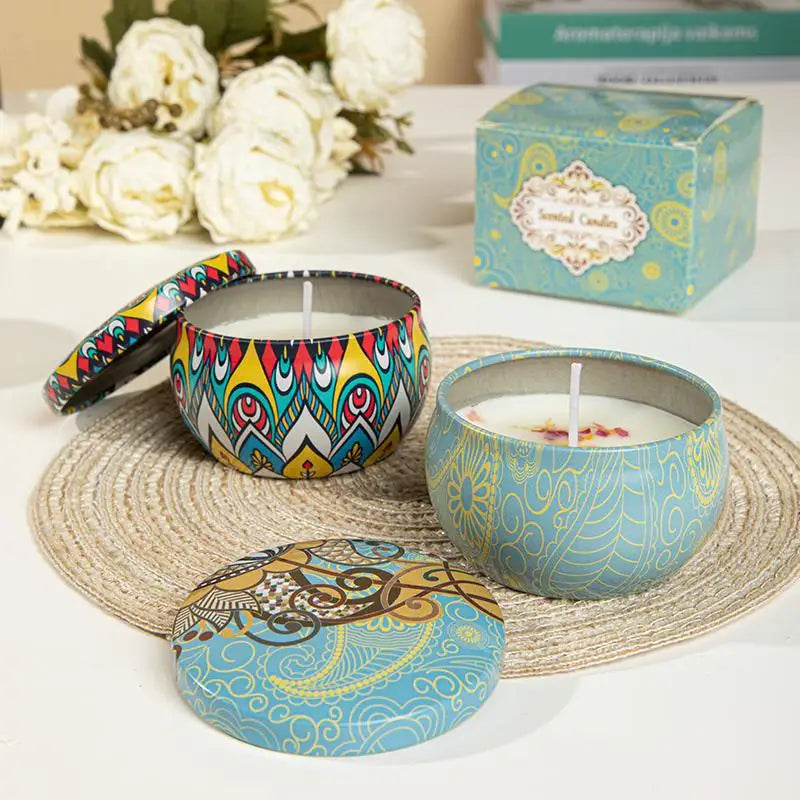 Dried Flower Scented Candles for Aromatherapy