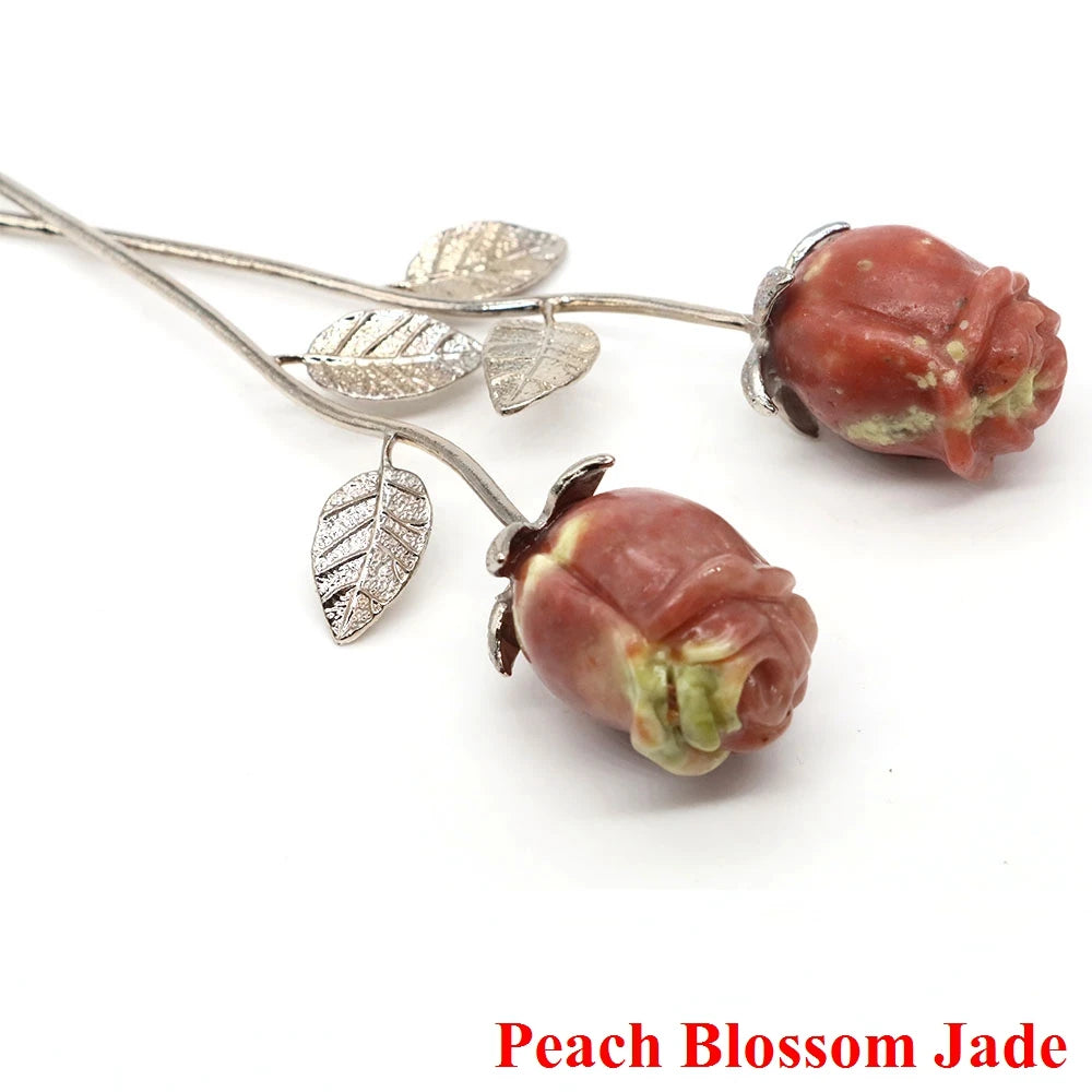 Natural Gemstone Crystal Rose — Bulk Gift Set