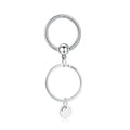 925 Sterling Silver Charm Holder Keychain – Bag Charm & Key Ring Set for Women