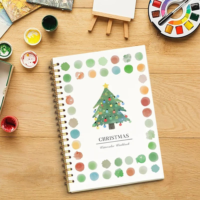 Beginner Watercolor Workbook | 8 Nature & Seasonal Themes