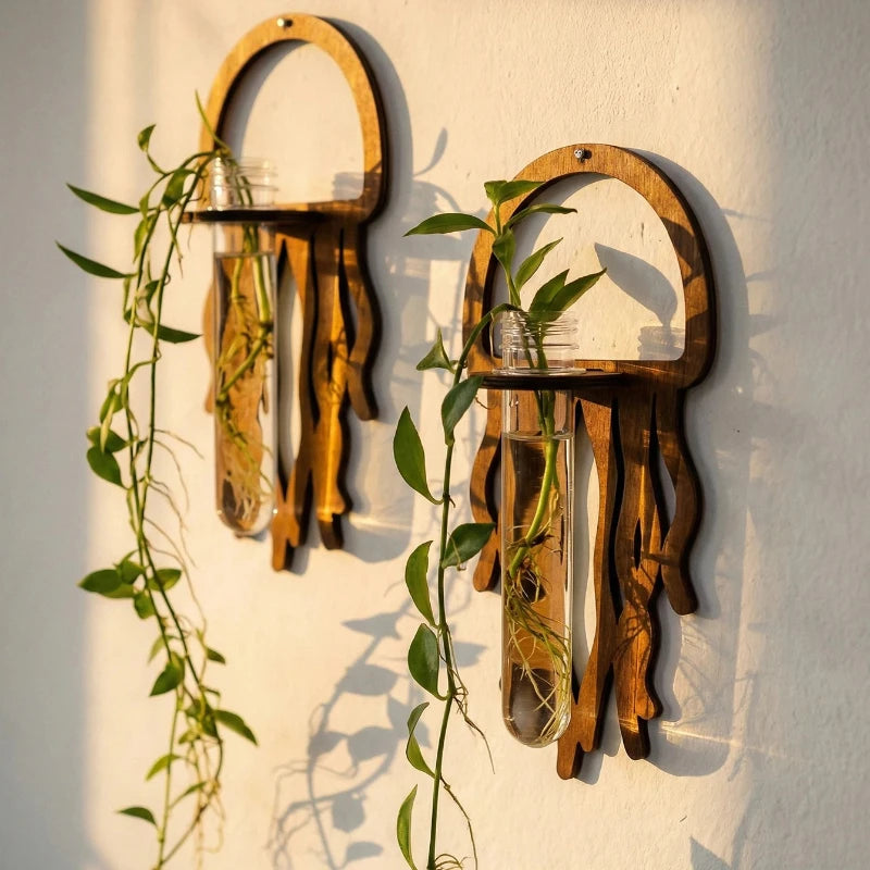 Wooden Wall Propagation Station | Sun, Jellyfish & Lantern