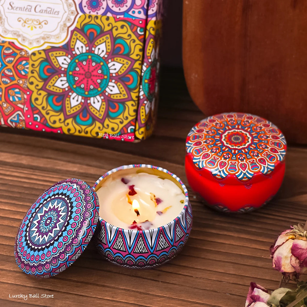 Scented Candle Gift Set — 4 Candles