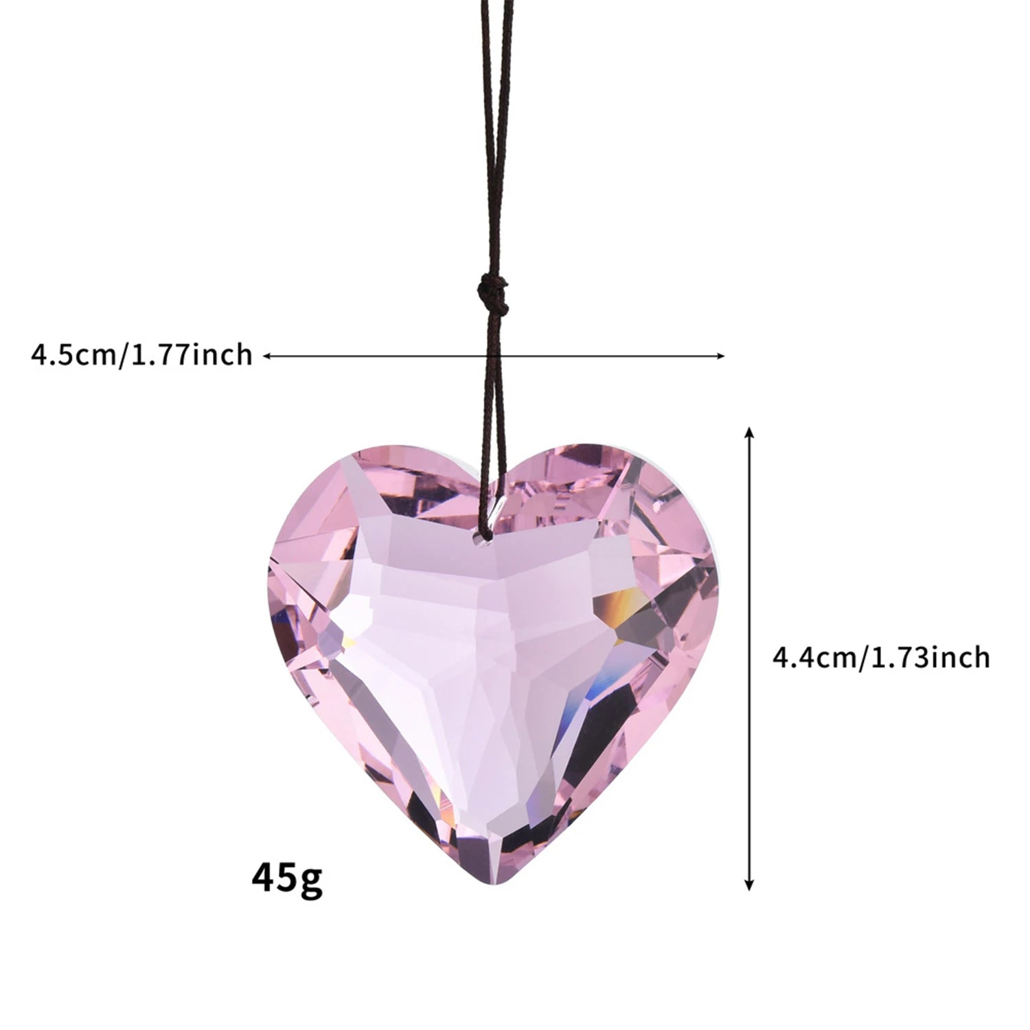 Heart Crystal Prism Suncatcher