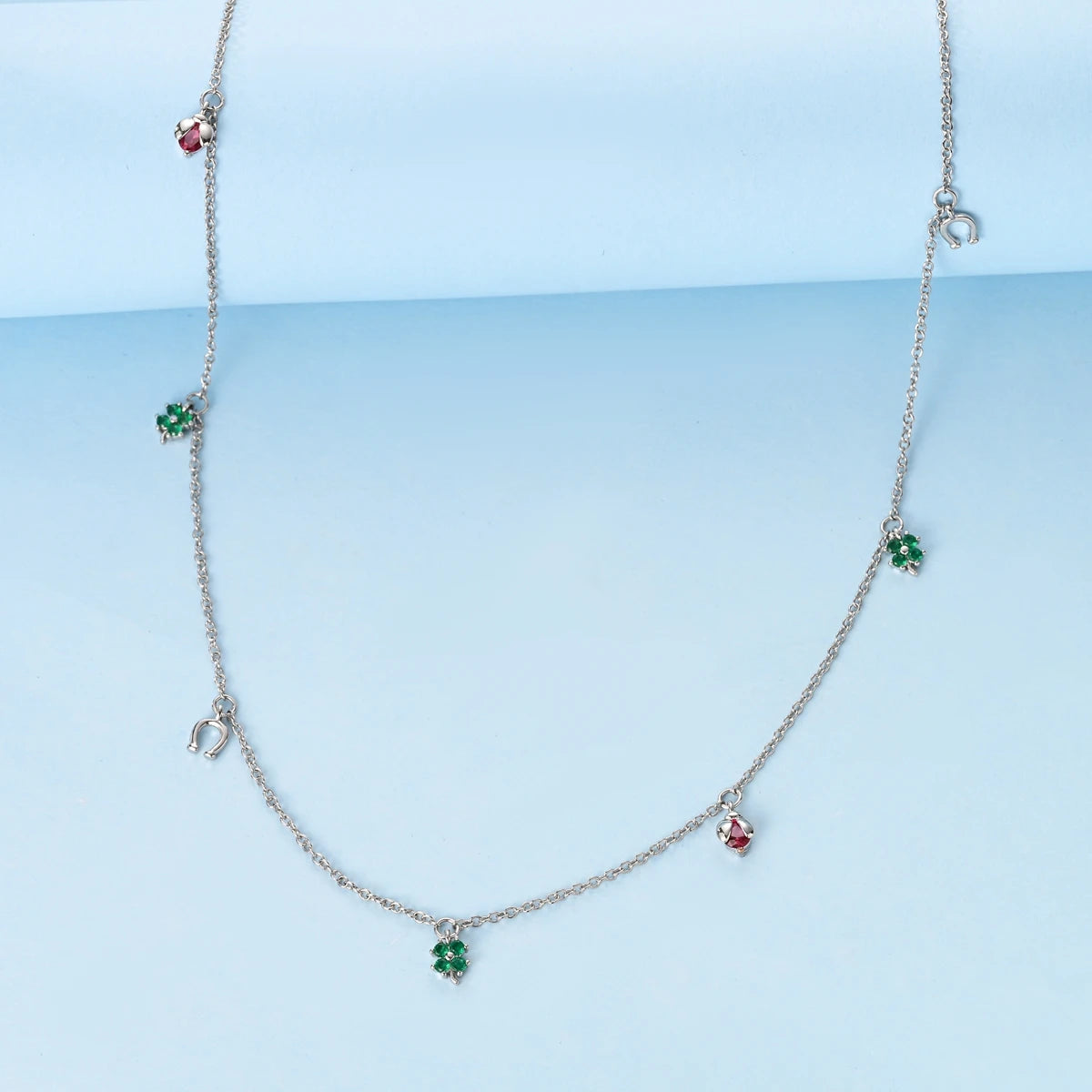 925 Sterling Silver Crystal Pendant Necklace — Minimalist Spiritual Jewelry
