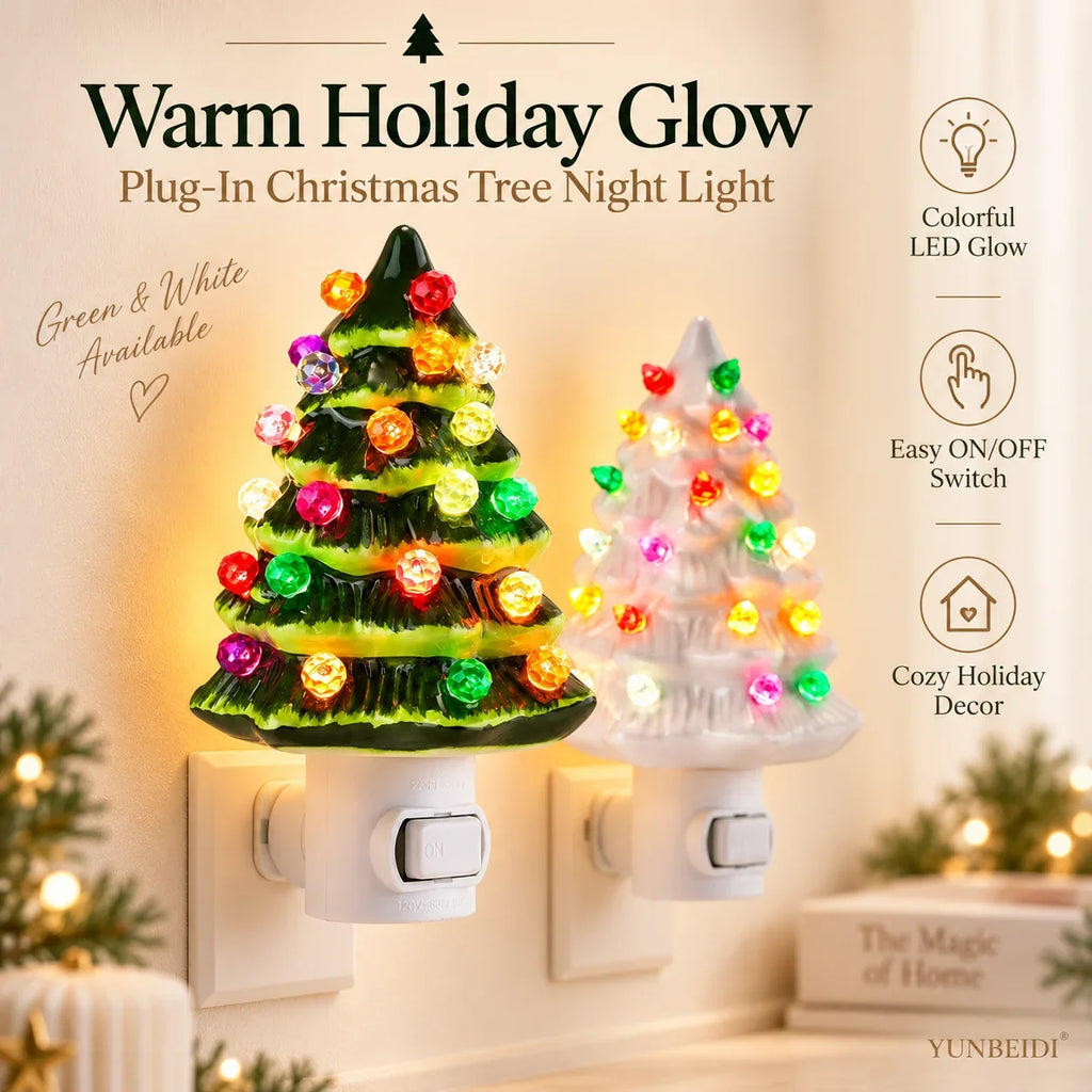 Plug-In Christmas Tree Night Light