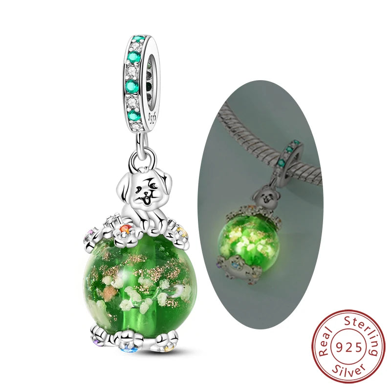 925 Silver Nature & Animal Charms – Butterfly, Floral & Woodland Pendants for Bracelets