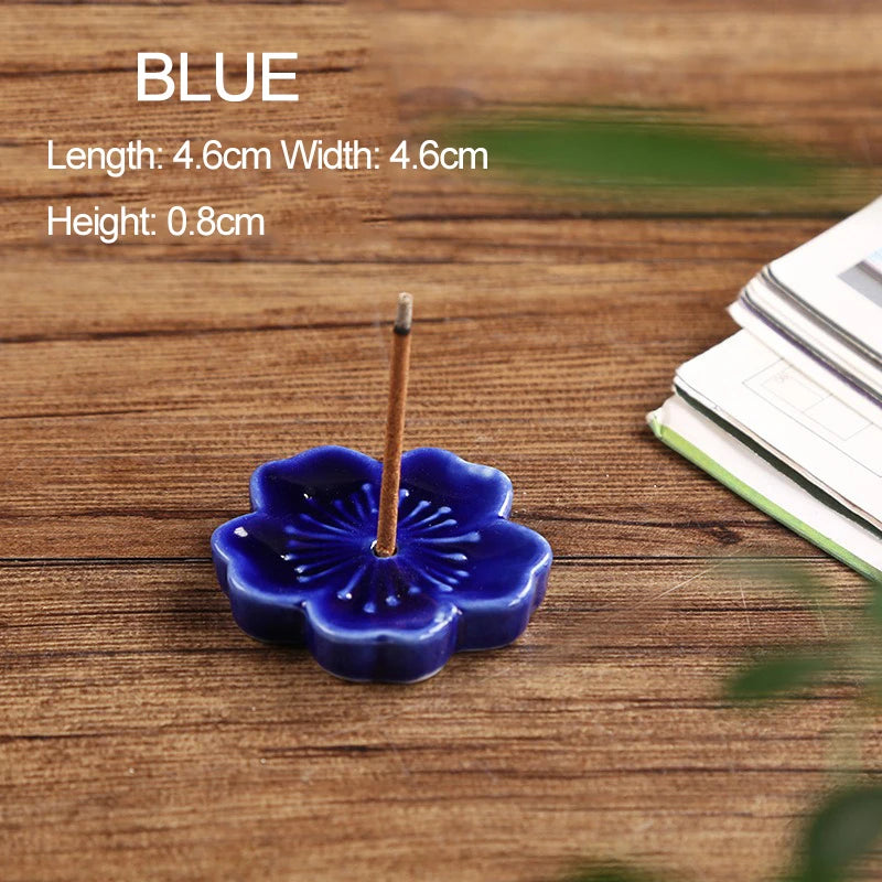 Ceramic Cherry Blossom Incense Holder & Wax Melt Burner