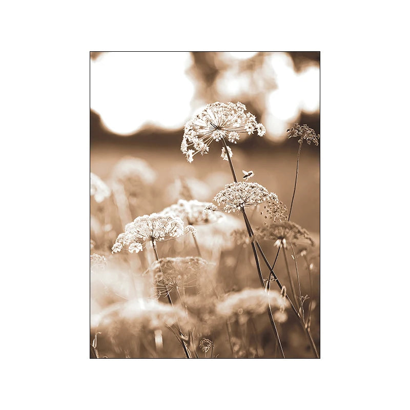 Botanical Landscape Canvas Print | Modern Wall Art for Living Room & Home Décor