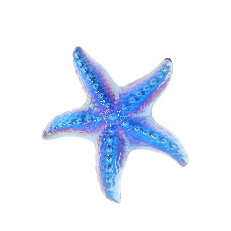 Glass Starfish Figurine | Colorful Coastal Decor
