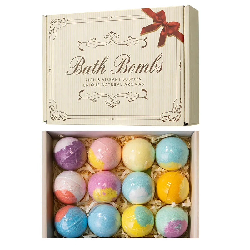 Essential Oil Bath Bomb Set — Relaxing Spa Gift Kit
