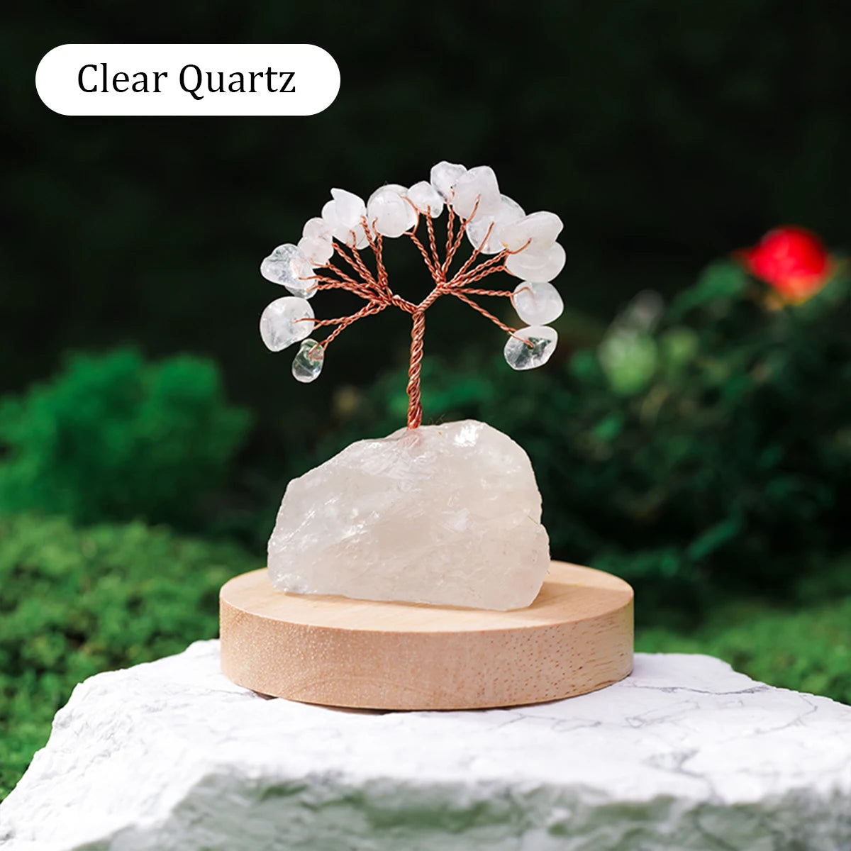 Natural Gemstone Crystal Lucky Tree