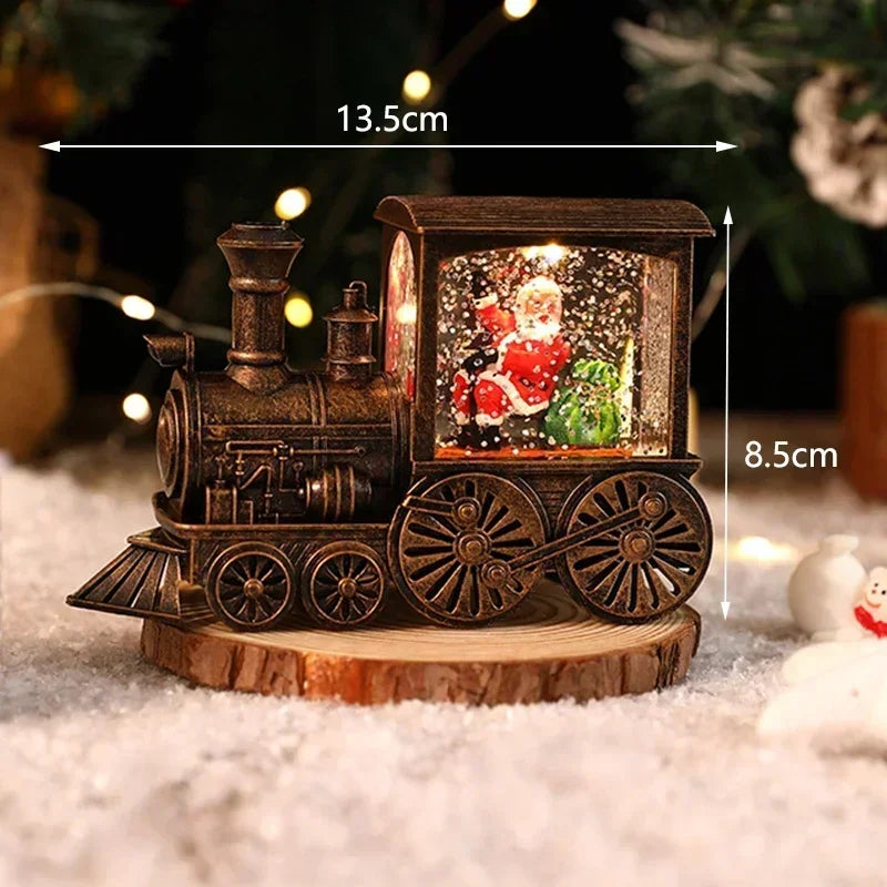 Light-Up Christmas Scene Decorations | Trains & Phone Booths
