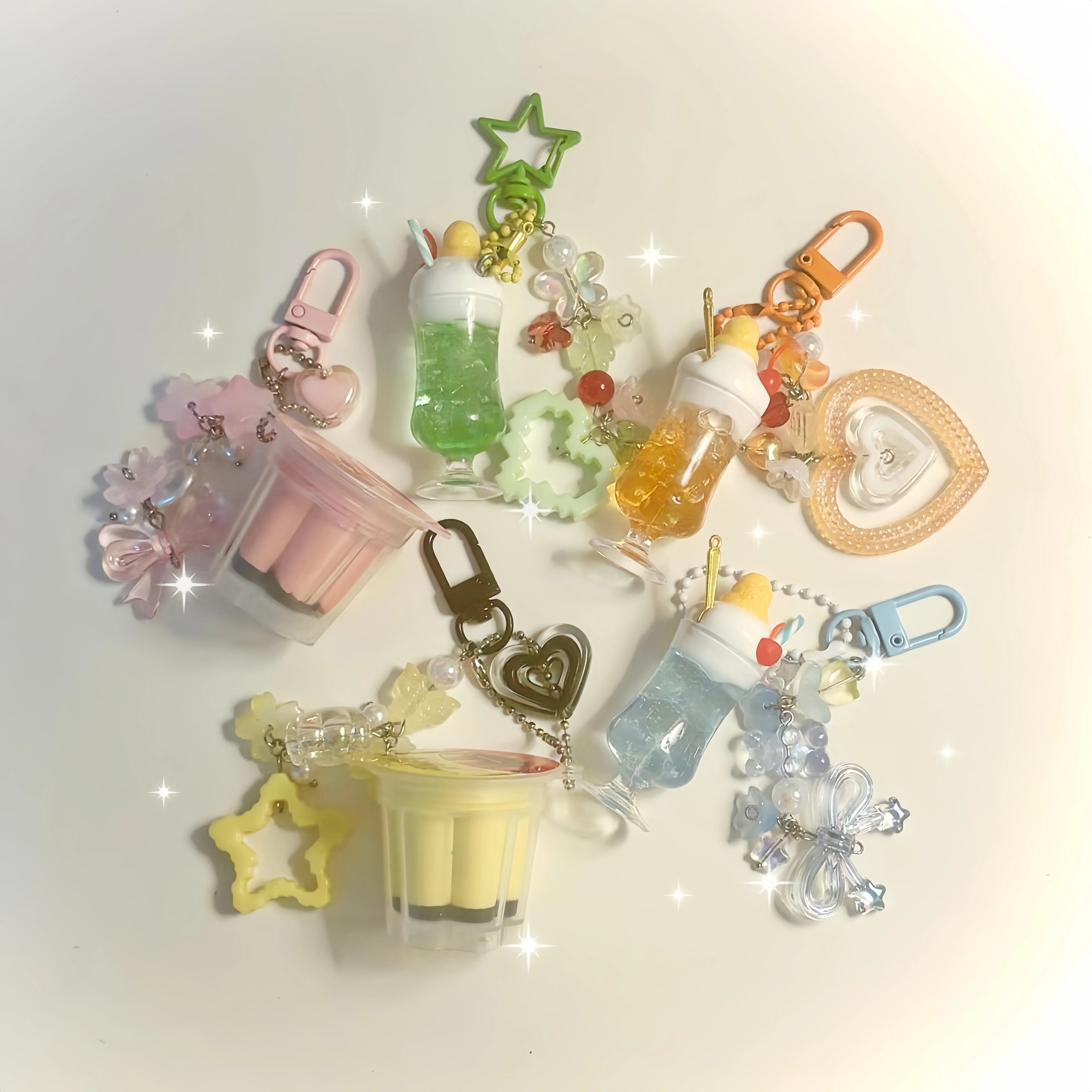 Japanese Food Gashapon Resin Bag Charm – Kawaii Handmade Keychain & Bag Pendant