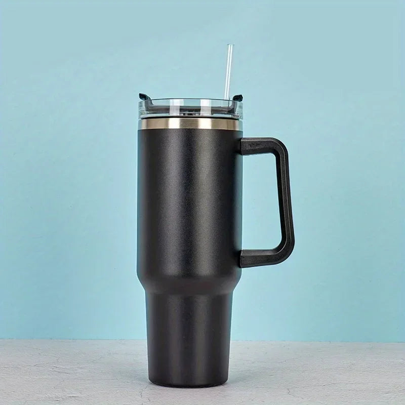 Wild Sip 40 oz Insulated Tumbler with Handle & Straw