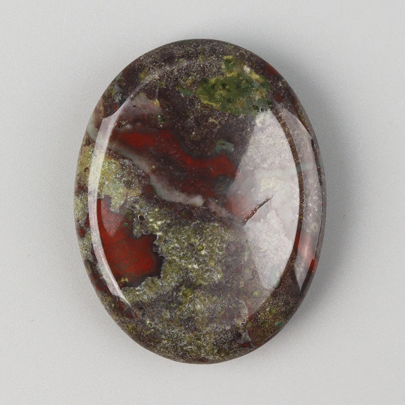 Crystal Worry Stone — Hand-Carved Natural Palm Stone for Meditation & Anxiety Relief