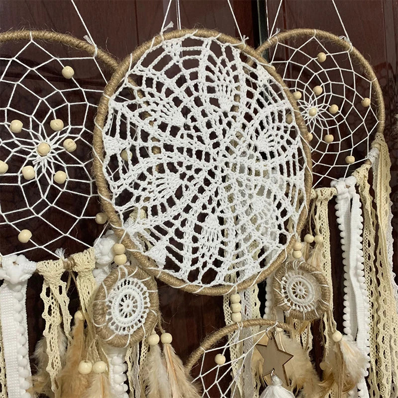 Boho Handmade Dreamcatcher Set — 5 Pieces
