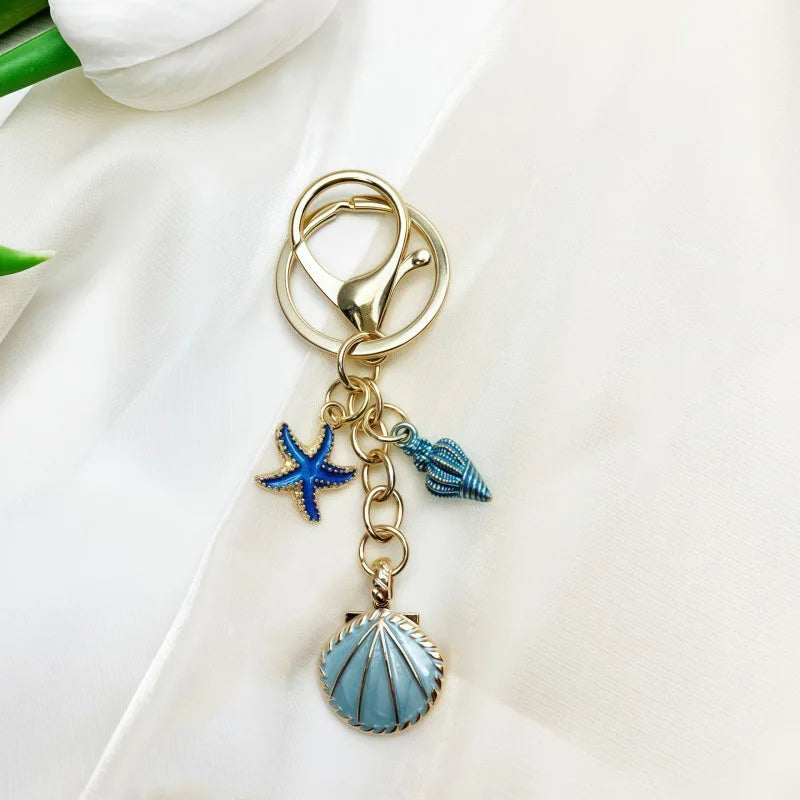 Gold Mushroom & Pearl Bag Charm | Handbag Chain Pendant