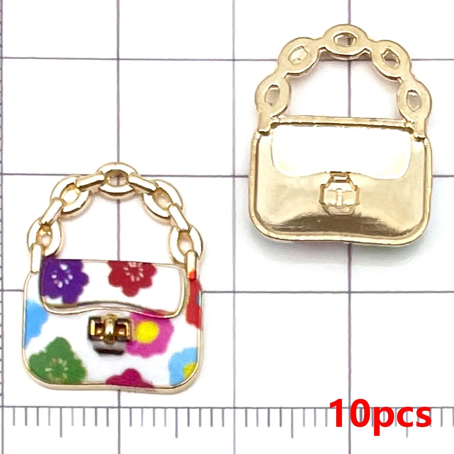 Colorful Alloy Handbag Charms for DIY Jewelry Making – Bracelet, Necklace & Earring Pendants