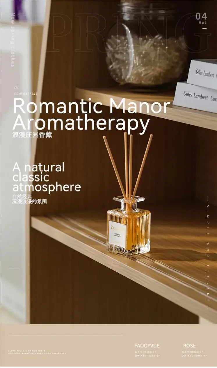 Romantic Manor Reed Diffuser | Aromatherapy Essential Oil Air Freshener
