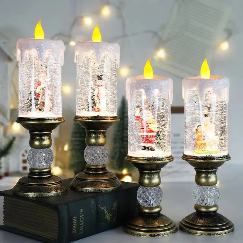 Christmas Snowflake Wind Lamp Decoration