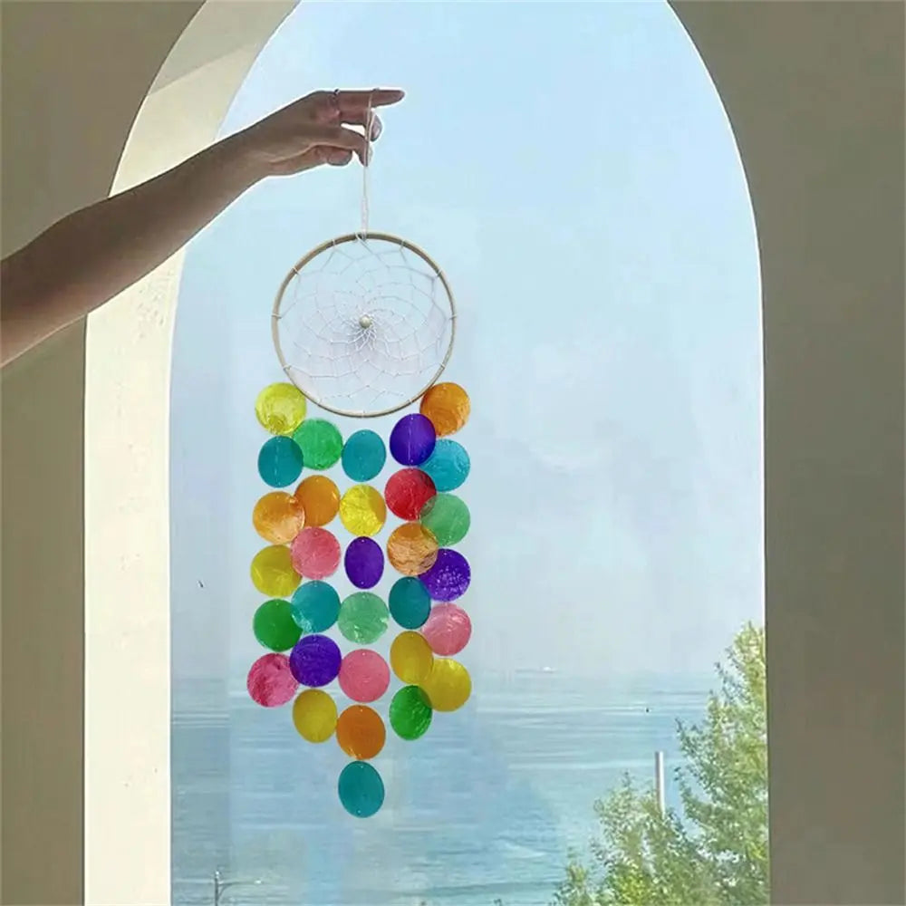 Seashell Wind Chime | Coastal Boho Hanging Decor
