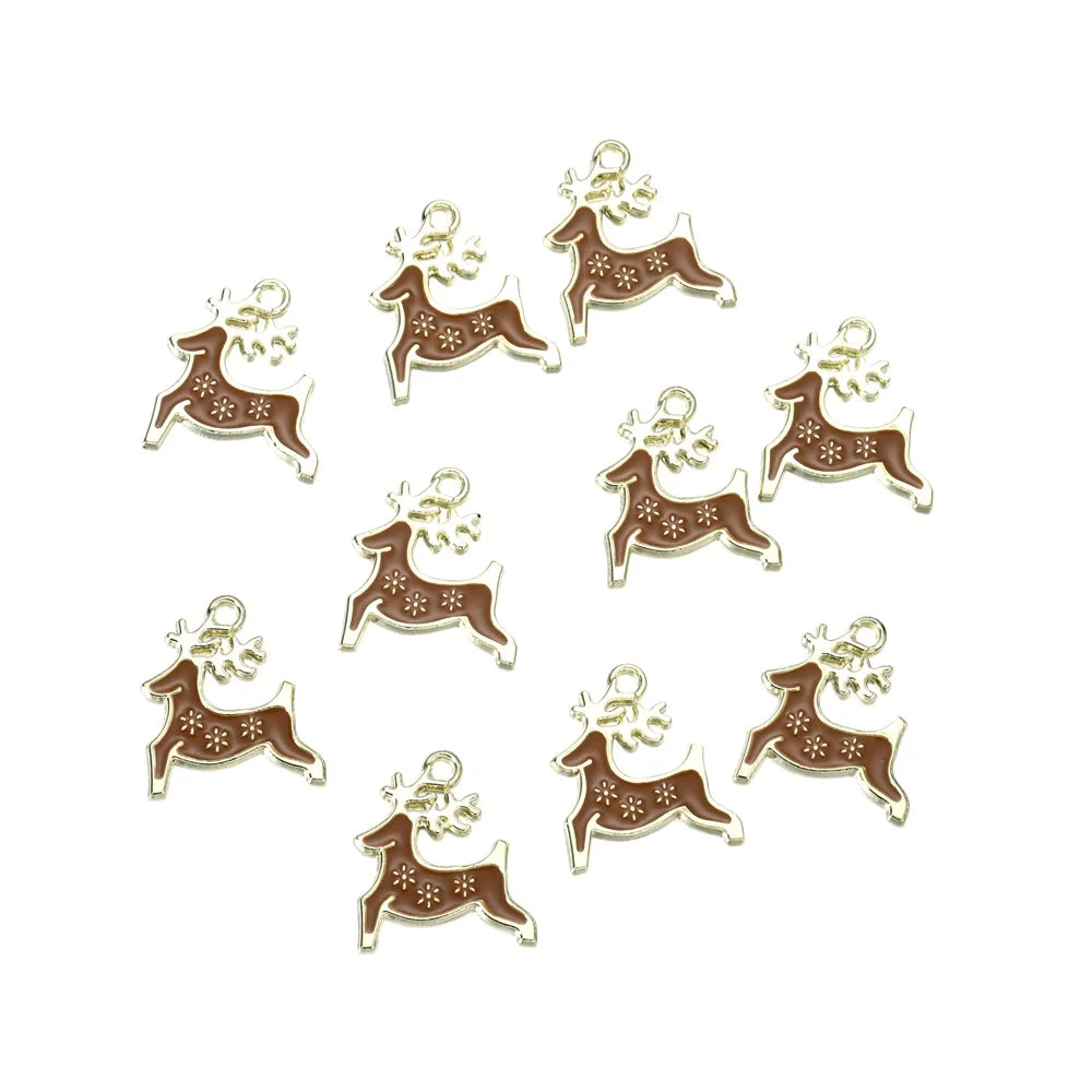 Mixed Colorful Enamel Charms – 10pcs DIY Bracelet & Necklace Pendants