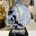Natural Moonstone Crystal Sphere | Ethereal Glow · Intuition & Divine Feminine Energy