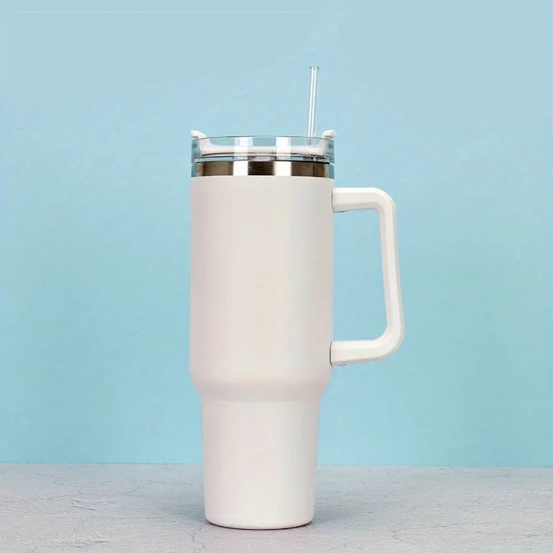 Wild Sip 40 oz Insulated Tumbler with Handle & Straw