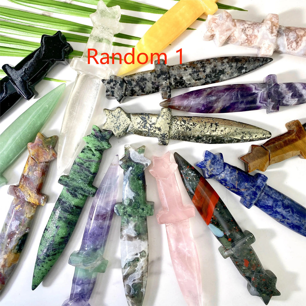 Crystal Knife Carving | Decorative Stone Athame