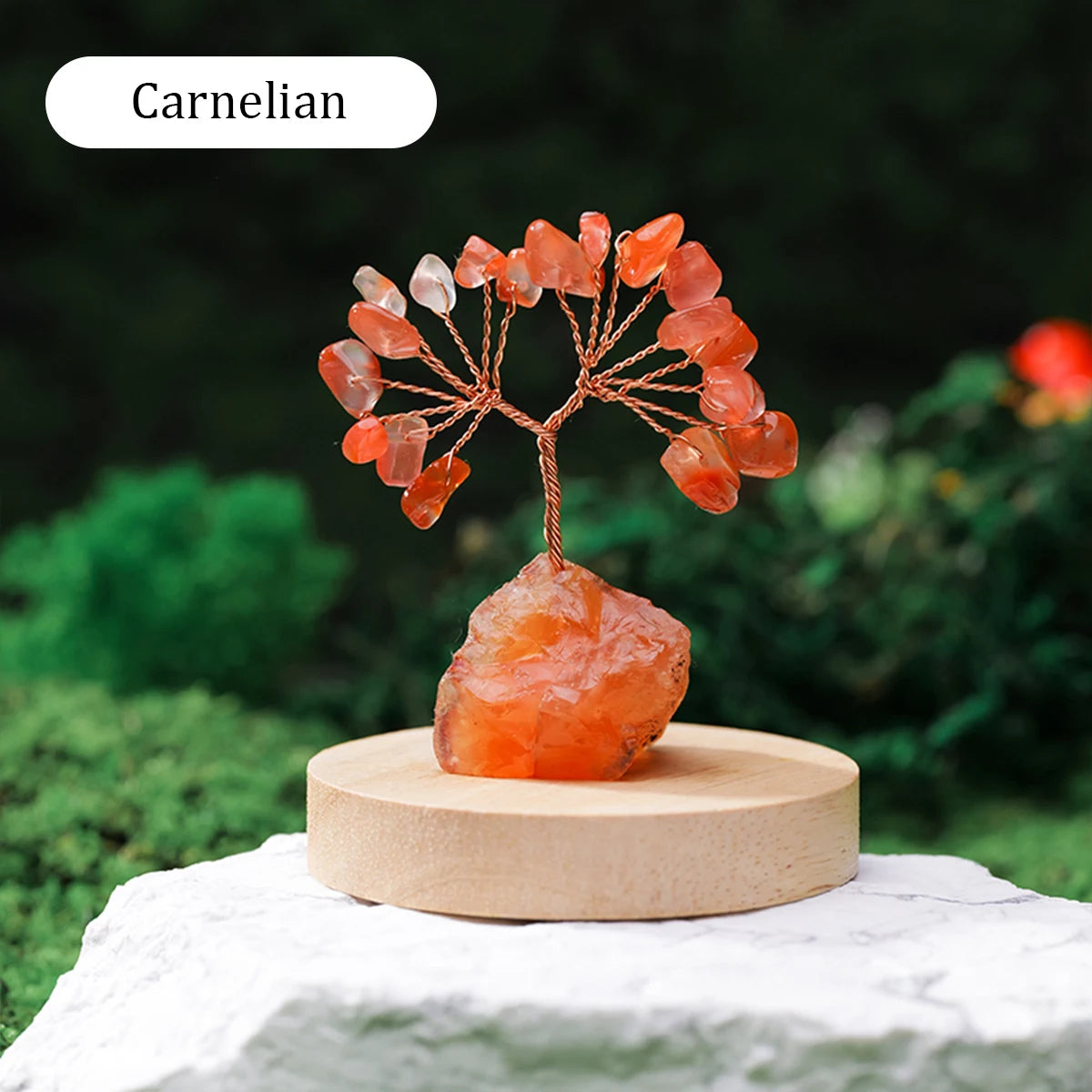 Natural Gemstone Crystal Lucky Tree