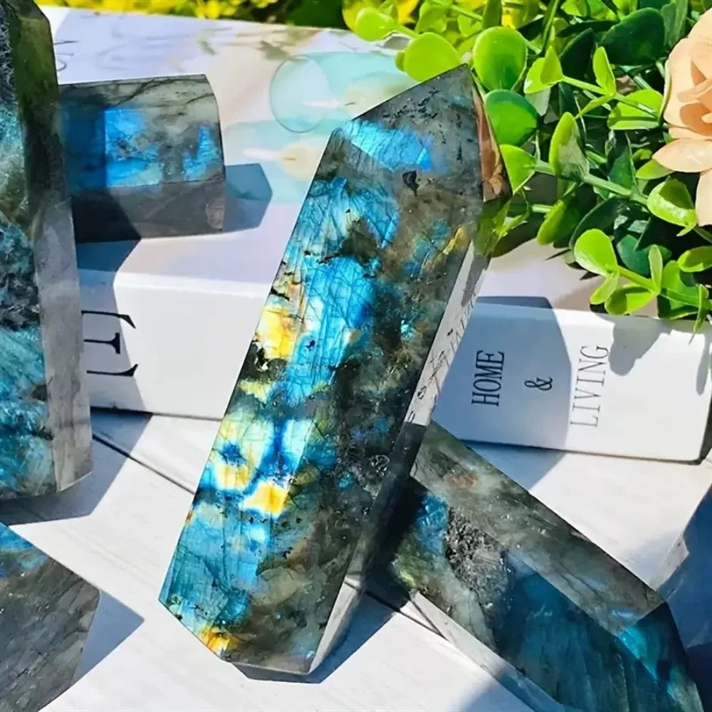 Natural Labradorite Tower