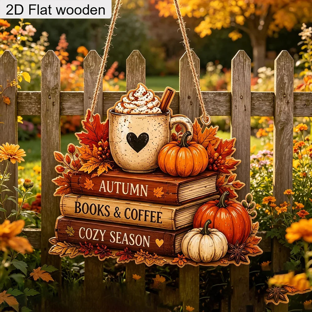 Coffee Corner Wooden Decor Sign | Flat 2D