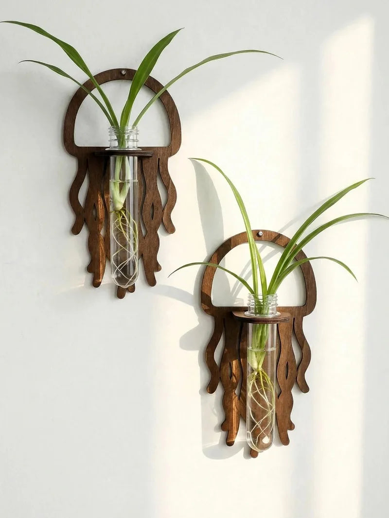 Wooden Wall Propagation Station | Sun, Jellyfish & Lantern