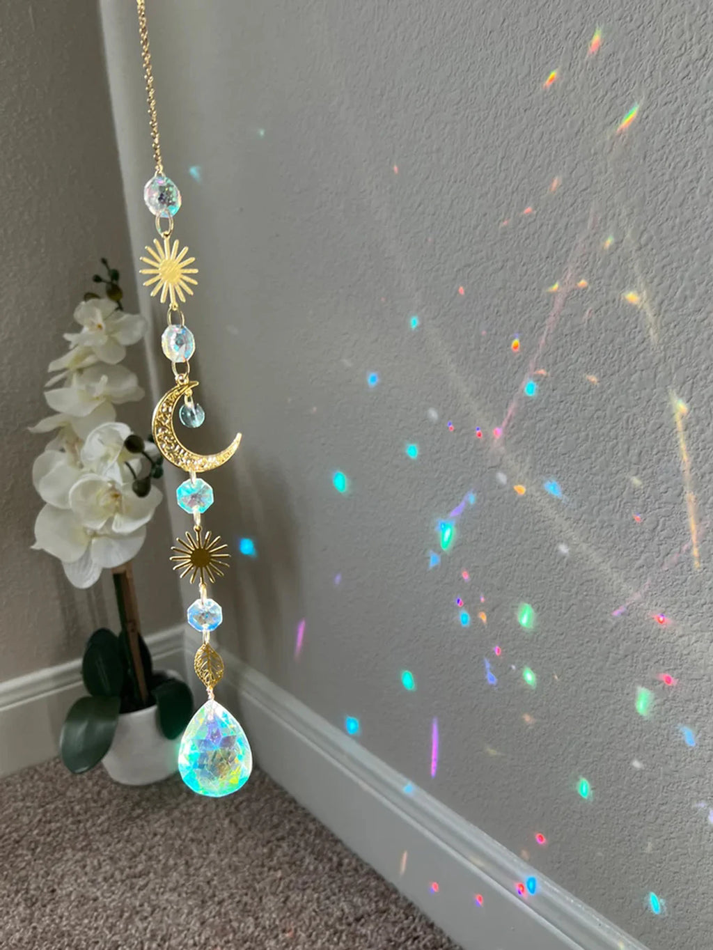 Sun & Moon Prism Pendant