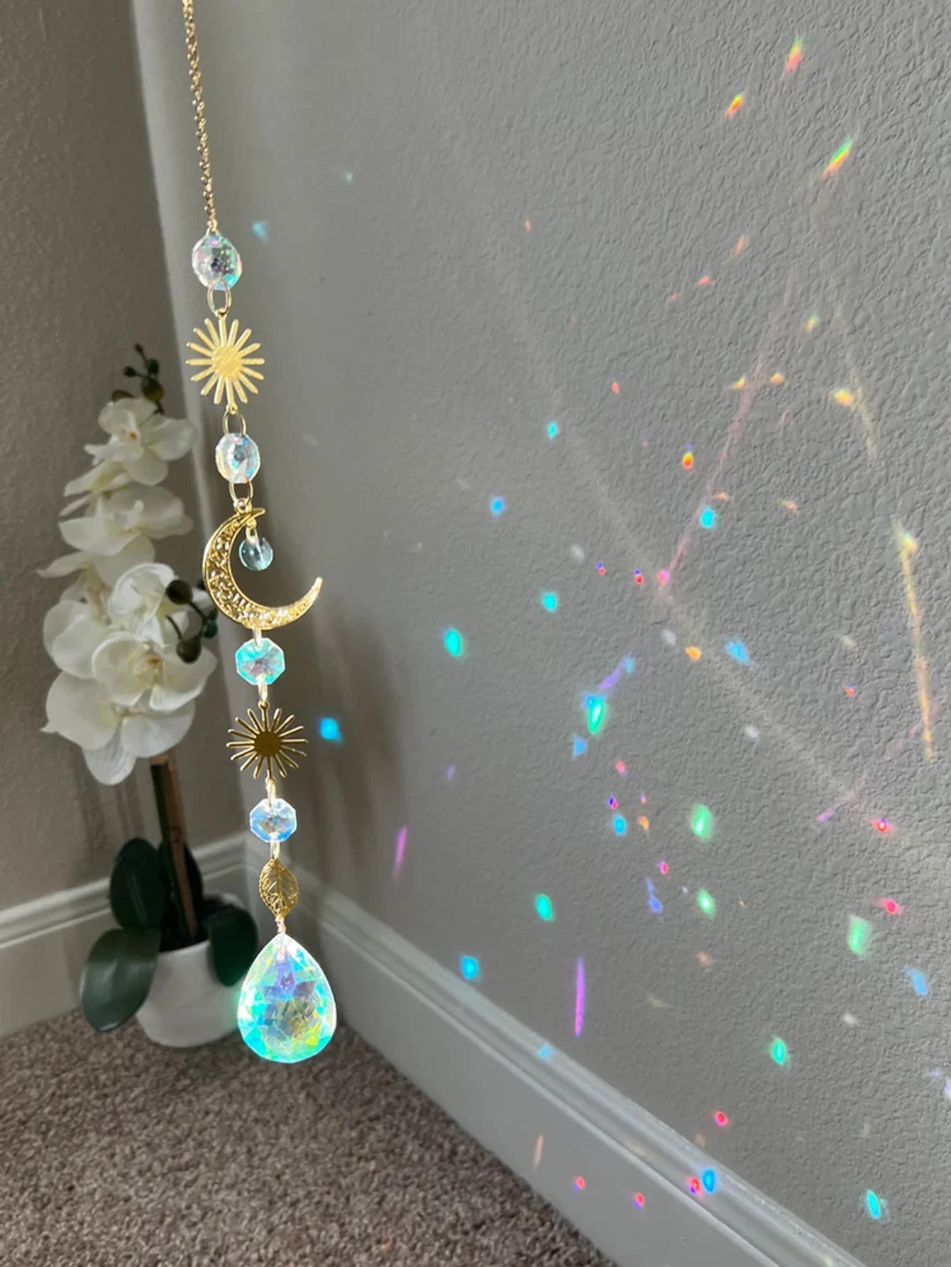 Sun & Moon Prism Pendant