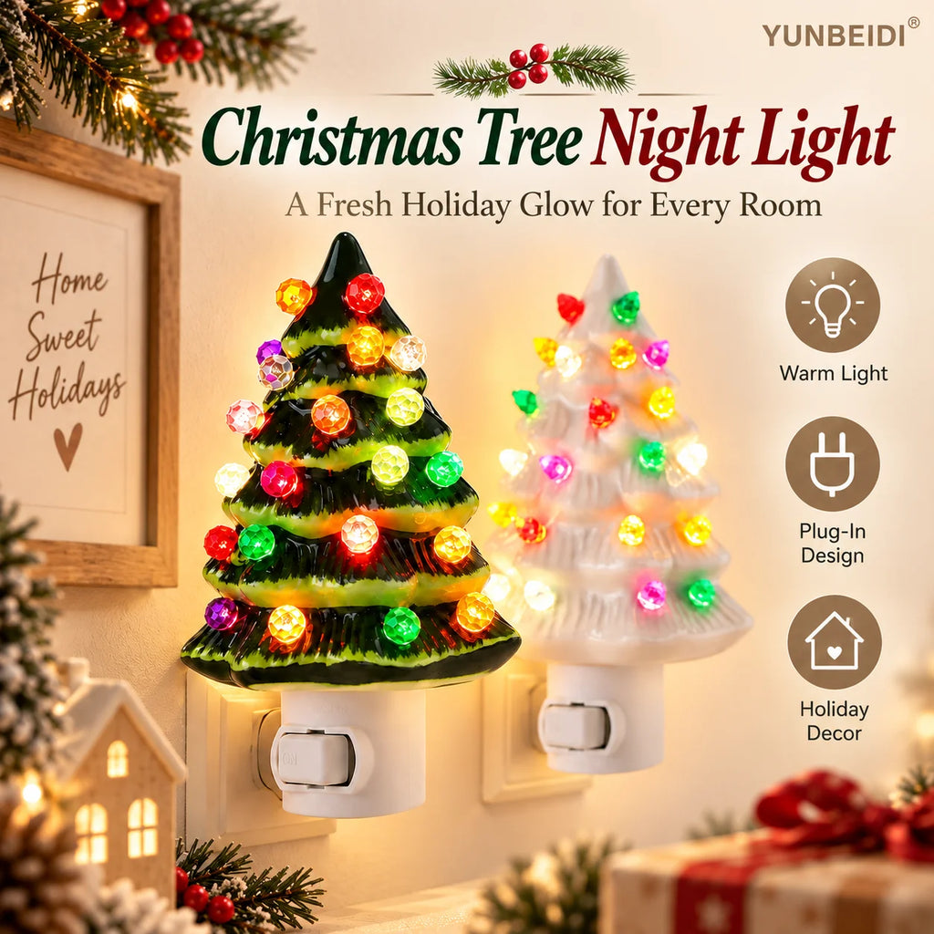 Plug-In Christmas Tree Night Light