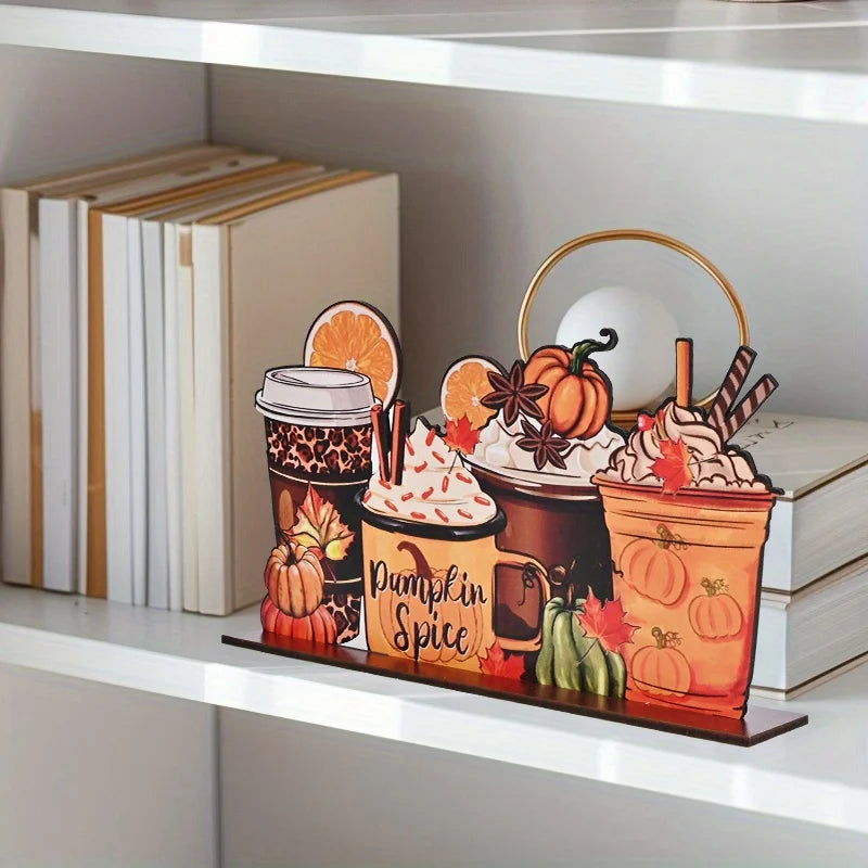 Pumpkin Spice & Everything Nice | Autumn Tabletop Sign