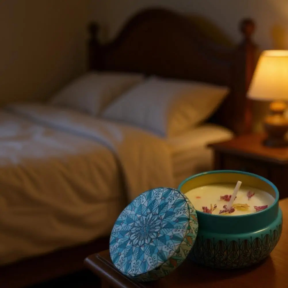 Dried Flower Scented Candles for Aromatherapy